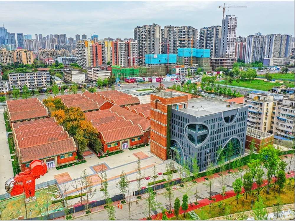 红仓完美文创公园外立面图